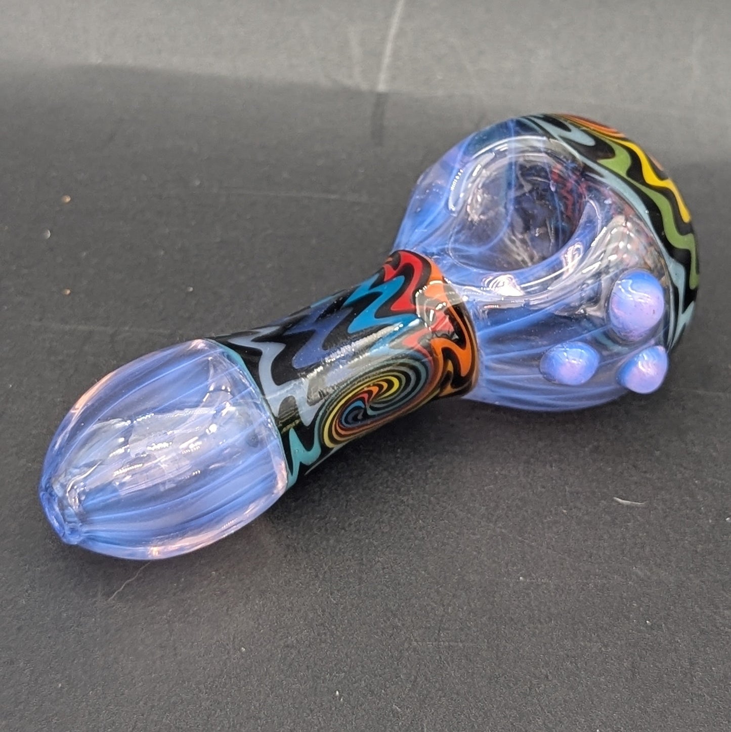 4" Color Fumed Wig Wag Pipes-Avernic Smoke Shop