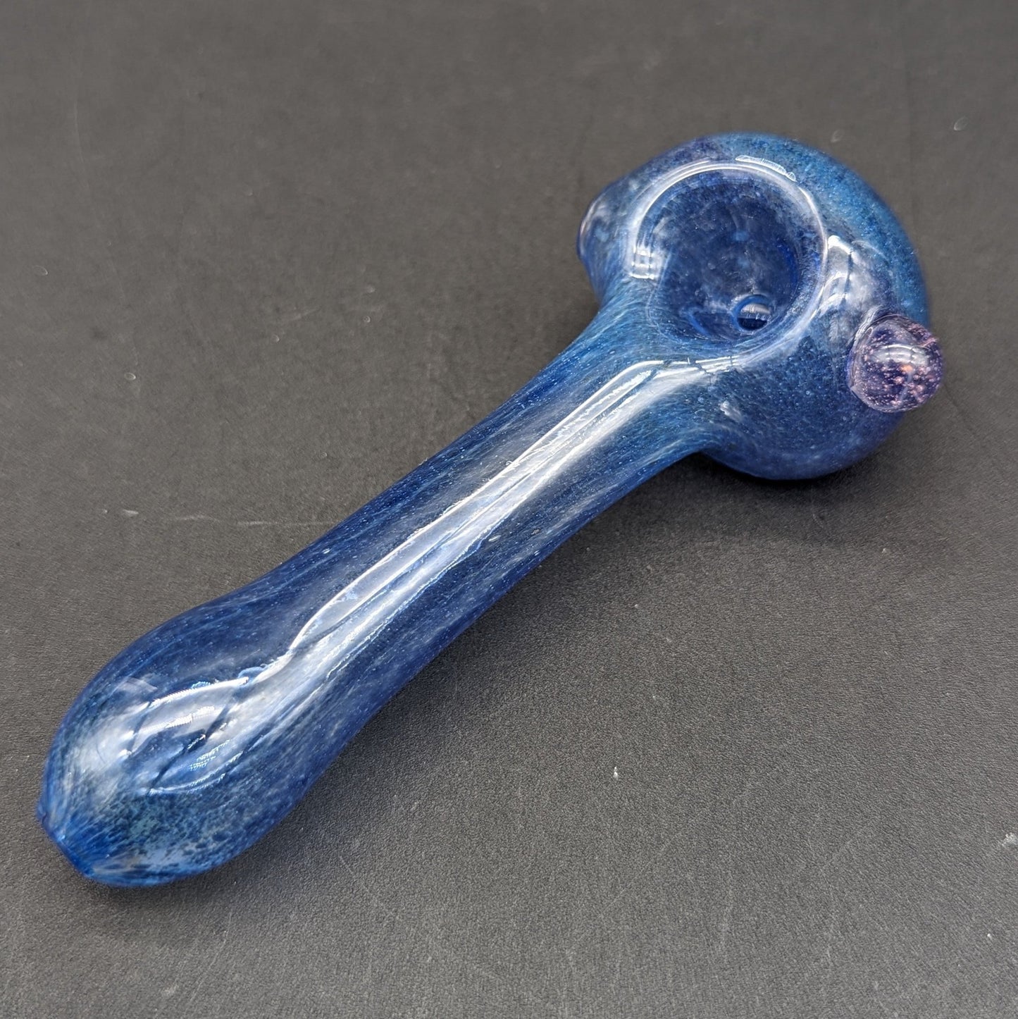 4" Fritted Spoon Pipes - by Branded Glass - Meech Madness Smoke Shop