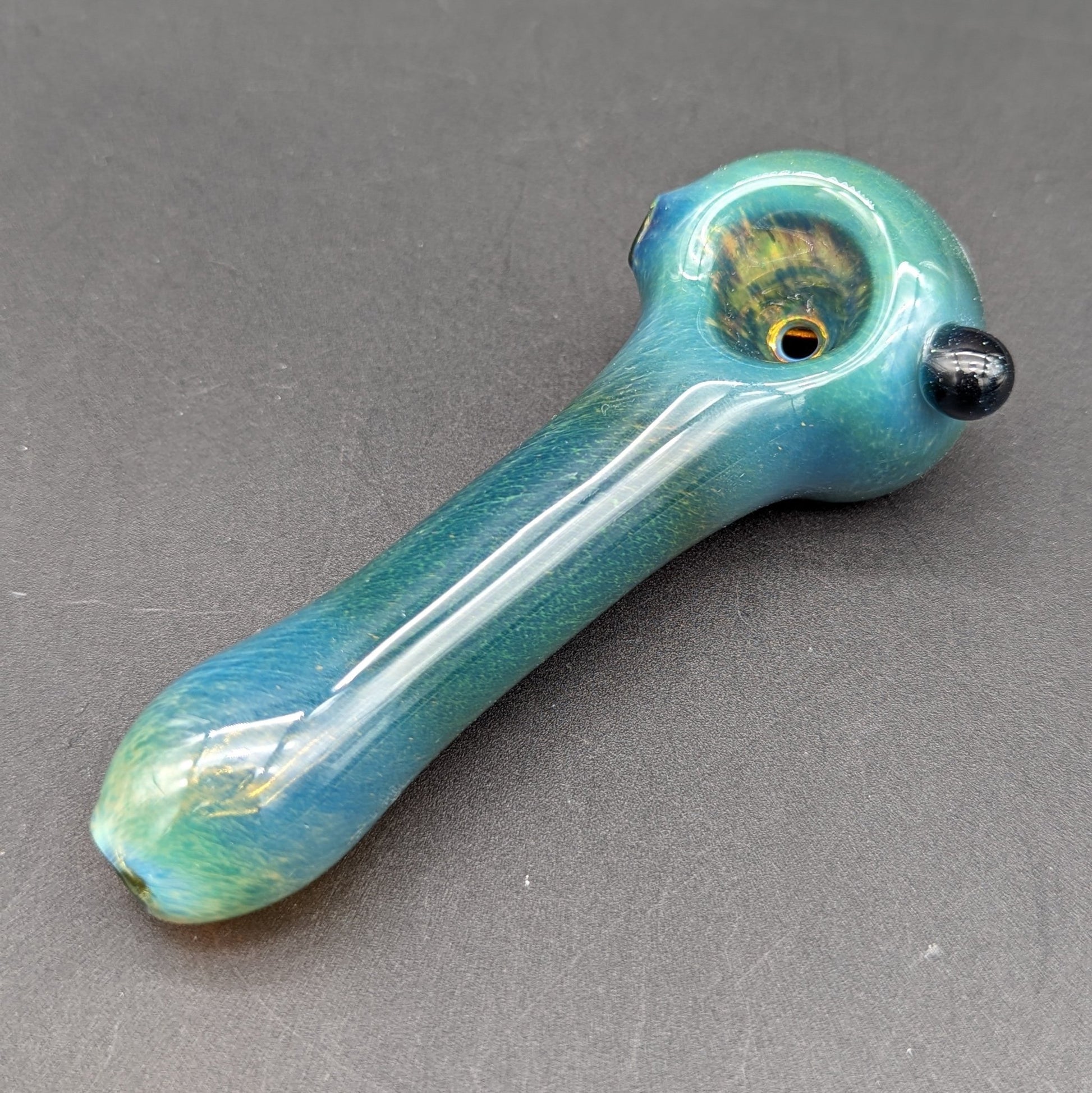 4" Fritted Spoon Pipes - by Branded Glass - Meech Madness Smoke Shop