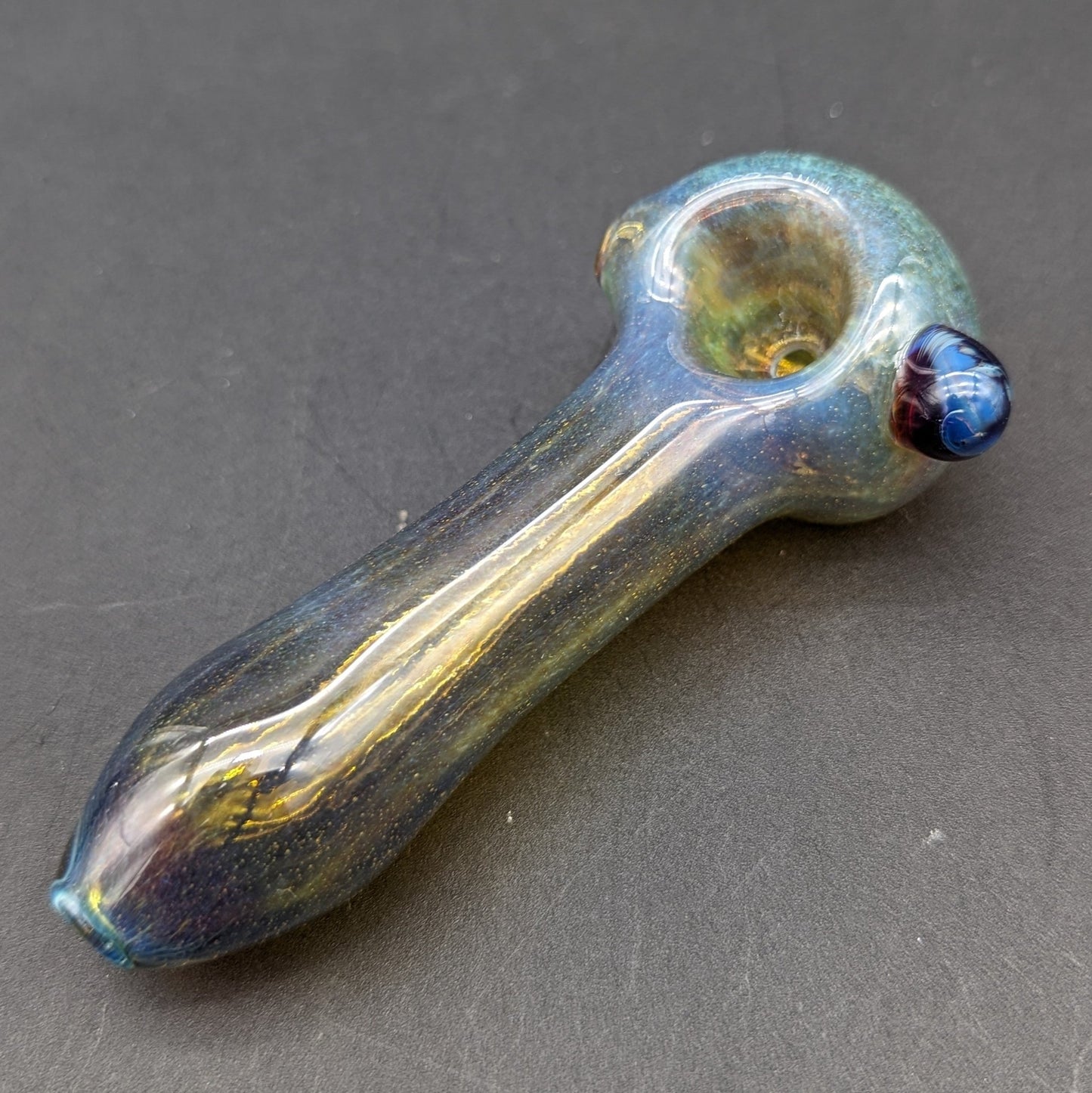 4" Fritted Spoon Pipes - by Branded Glass - Meech Madness Smoke Shop