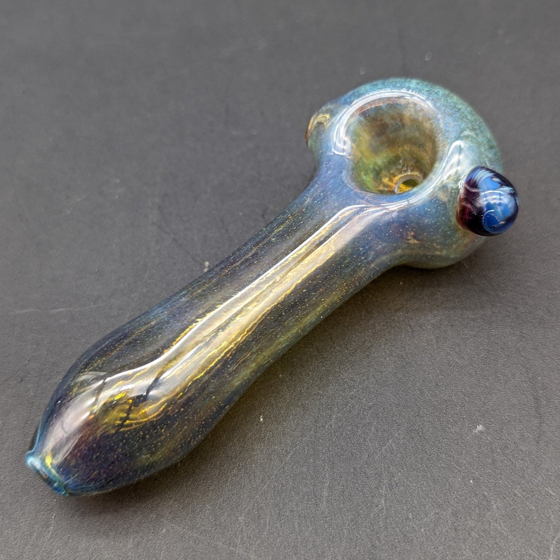 4" Fritted Spoon Pipes - by Branded Glass - Meech Madness Smoke Shop