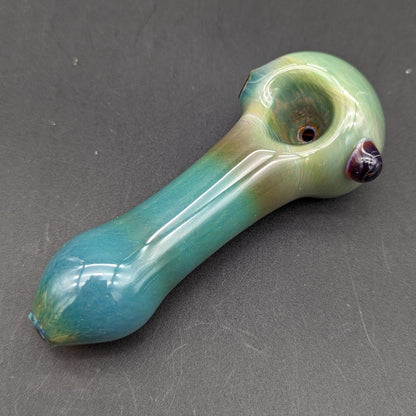 4" Fritted Spoon Pipes - by Branded Glass - Meech Madness Smoke Shop