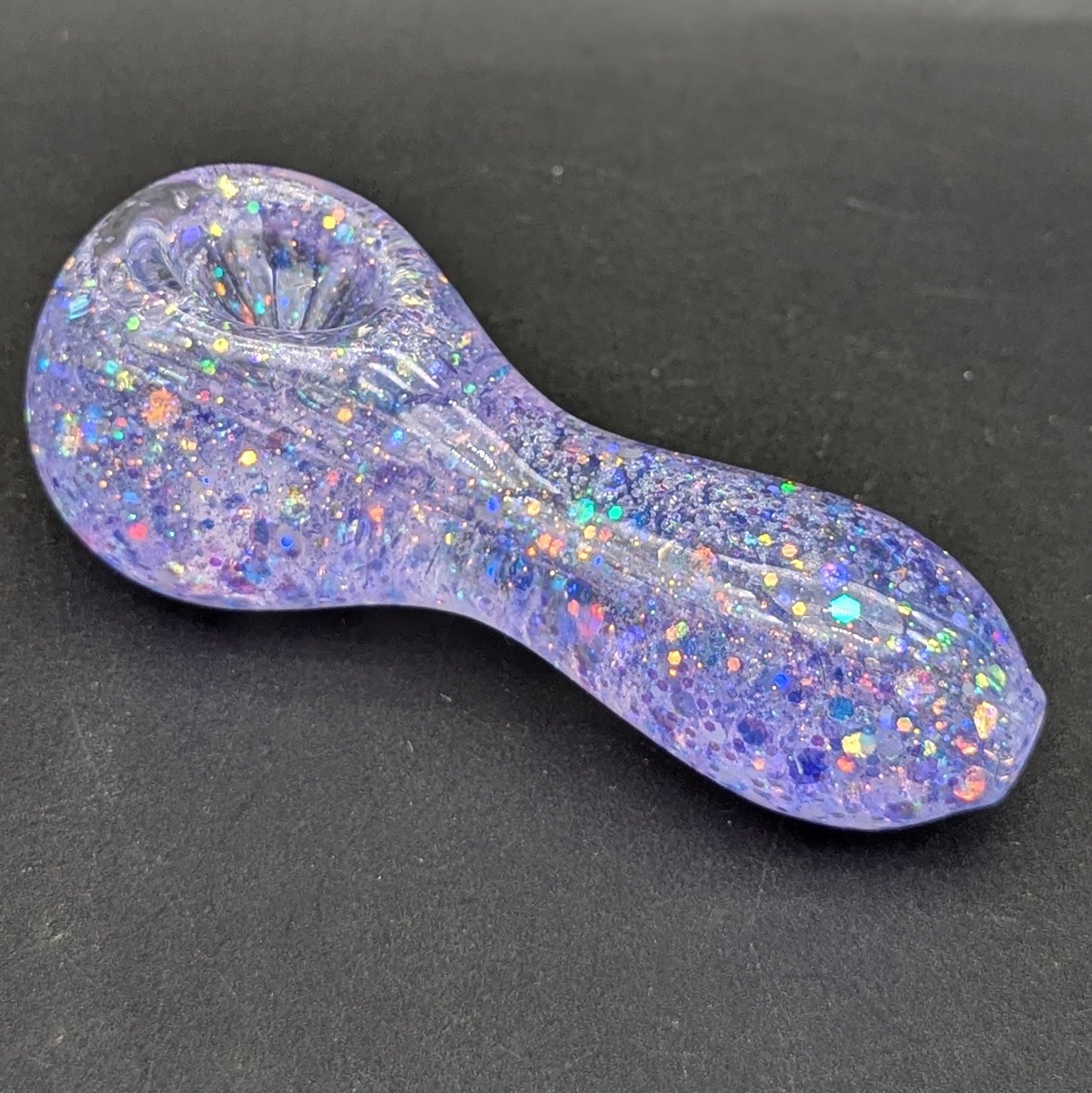 4" Glycerin Sparkle Steamroller Spoon Pipe-Avernic Smoke Shop