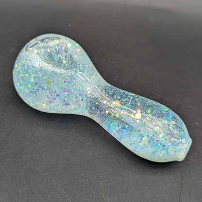 4" Glycerin Sparkle Steamroller Spoon Pipe-Avernic Smoke Shop