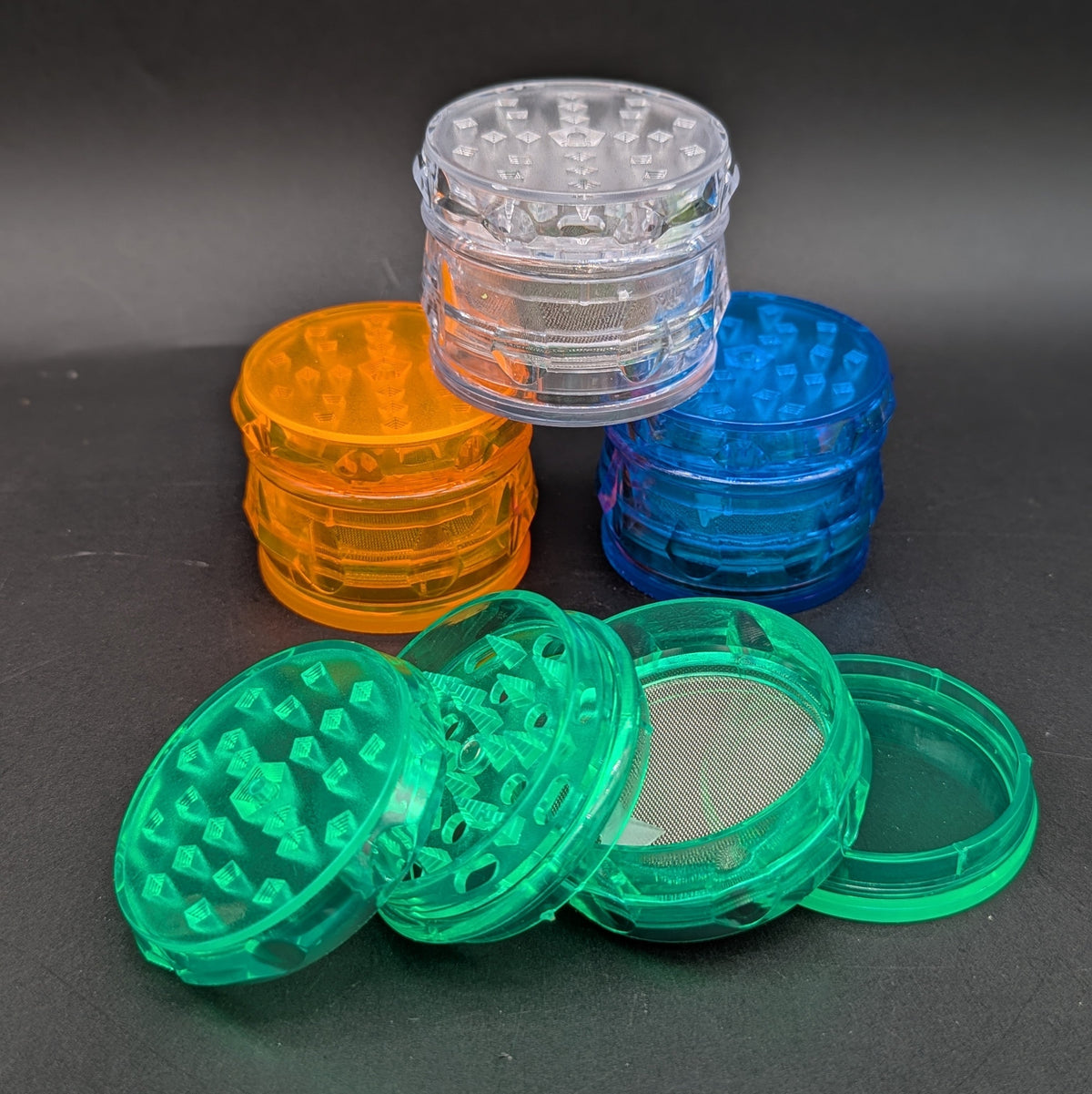 4 Piece Acrylic Snap-In Grinder-Meech Madness Smoke Shop