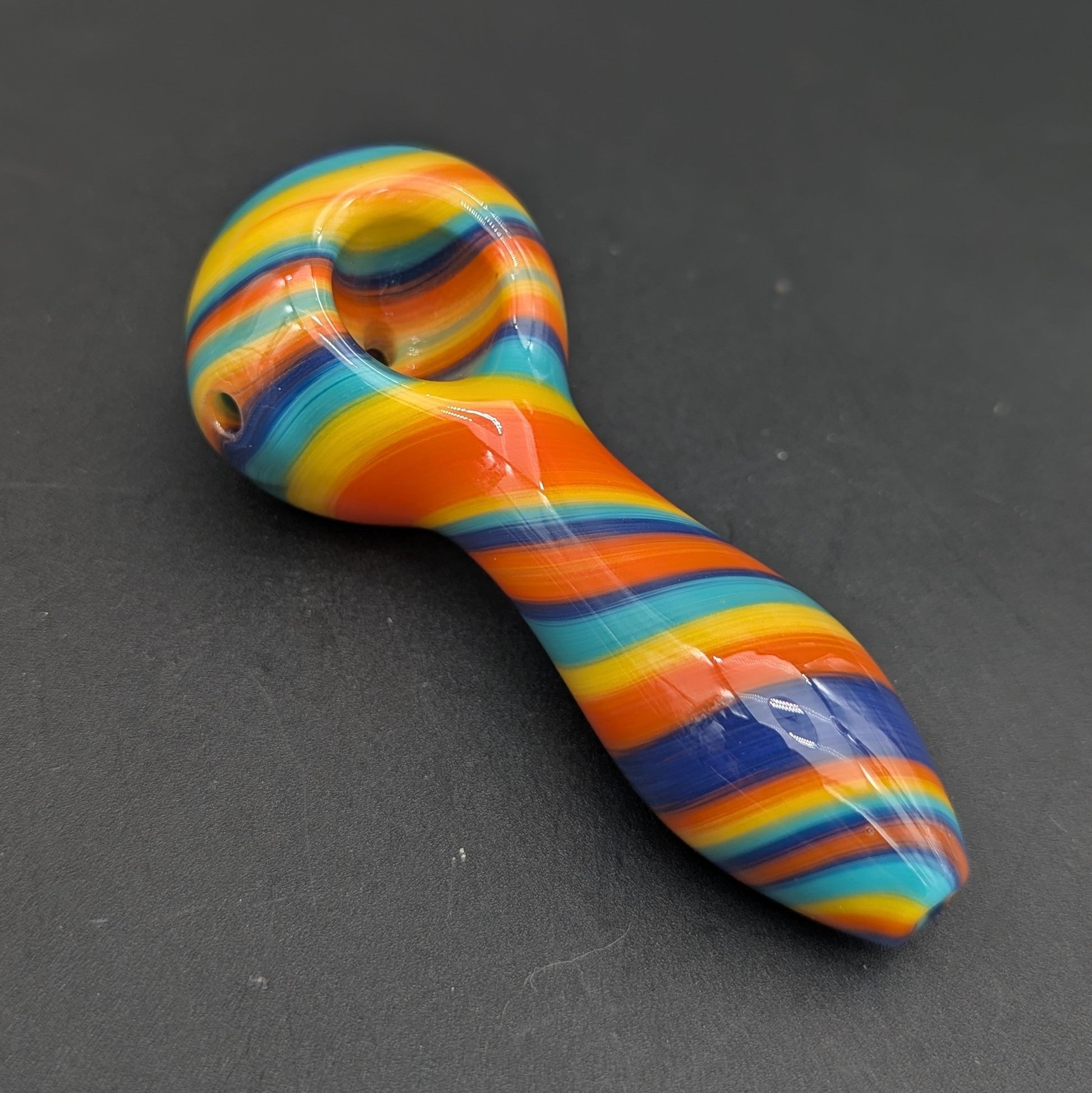 4" Rainbow Swirl Hand Pipe-Avernic Smoke Shop