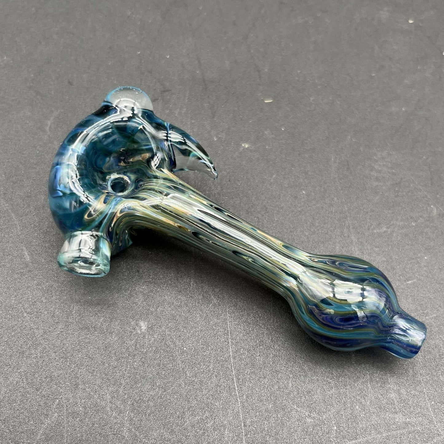 4" Worked Spoon Pipes - By Homie G Glass - Meech Madness Smoke Shop
