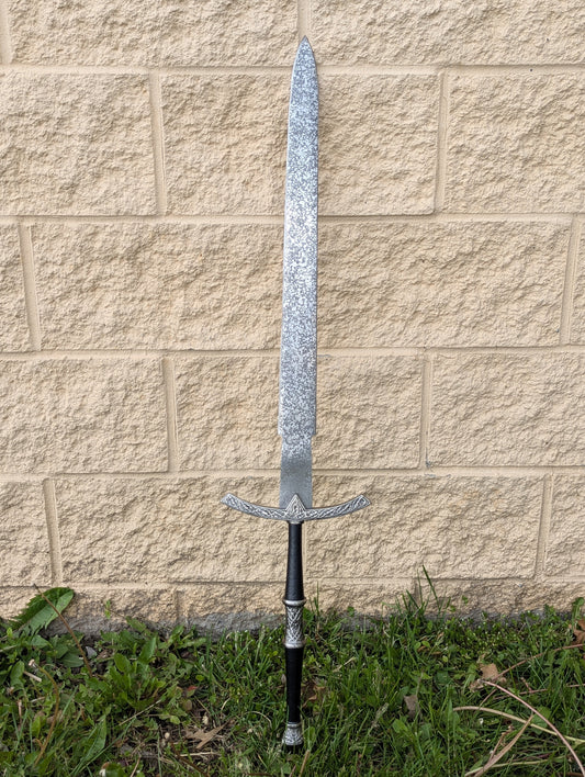 40" Medieval Damascus Steel Long Sword-Avernic Smoke Shop
