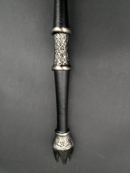 40" Medieval Damascus Steel Long Sword-Avernic Smoke Shop