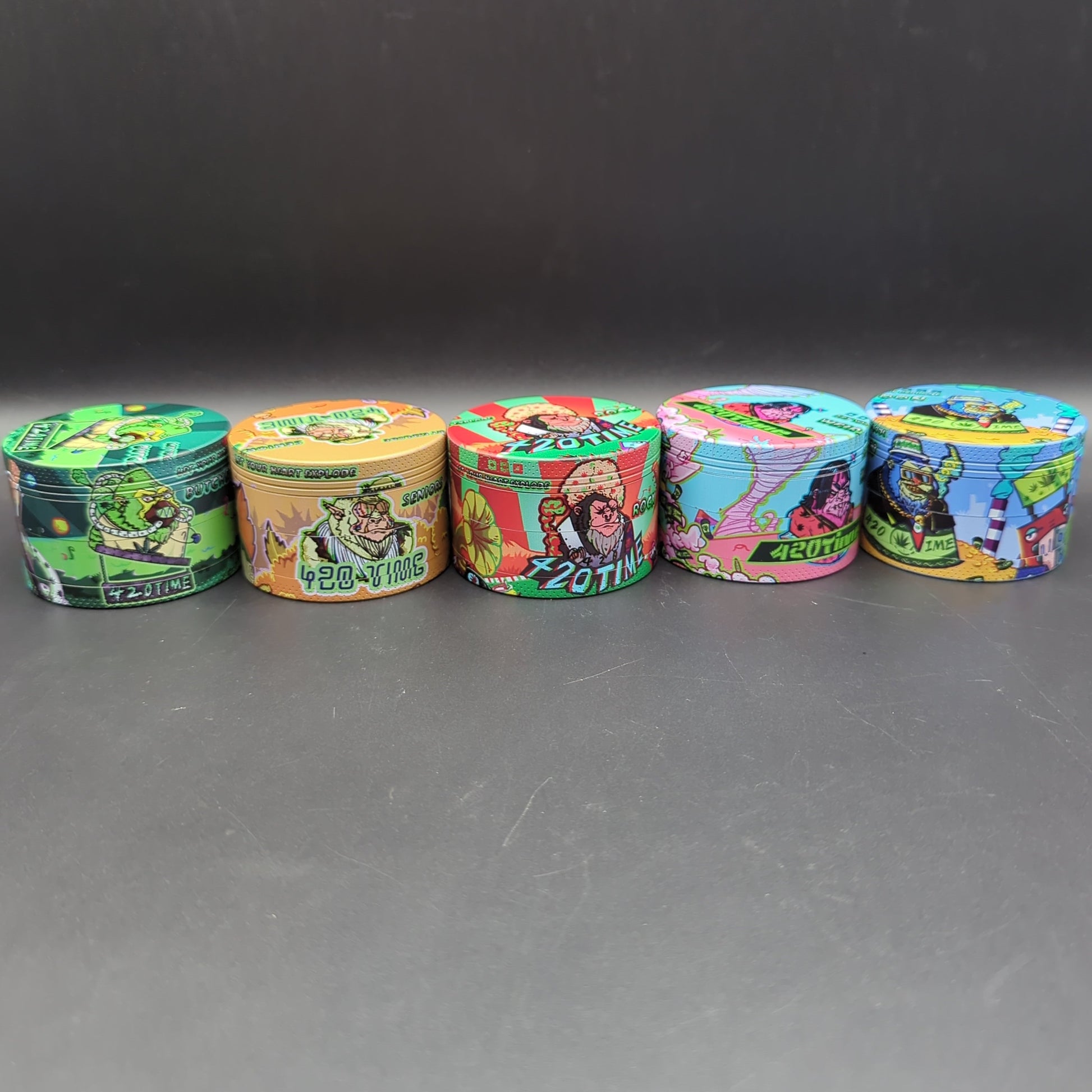 420 Time Monkey Grinder Full Art 63mm - Avernic Smoke Shop