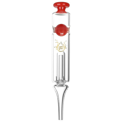 Pulsar Ball Bubbler Glass Dab Straw | 7.75"