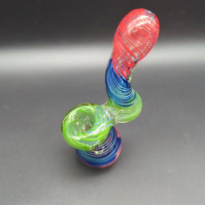 4.5" Standing Color Swirl Bubbler - Avernic Smoke Shop