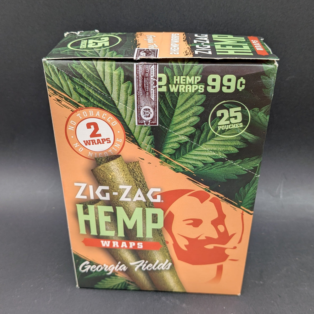 Zig Zag Hemp Wraps - Box of 25