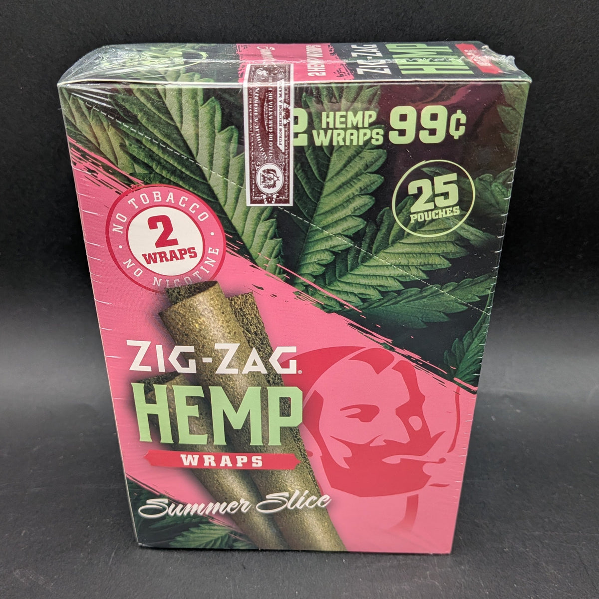 Zig Zag Hemp Wraps - Box of 25