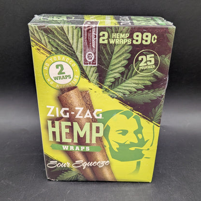 Zig Zag Hemp Wraps - Box of 25