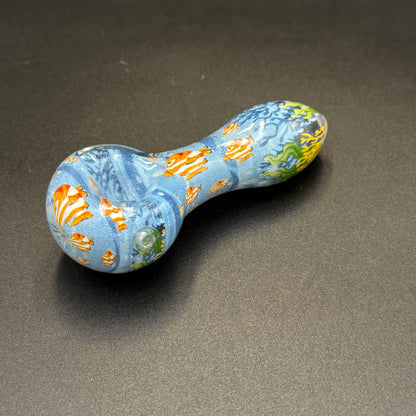 4″ Tropical Reef Spoon Pipe - Meech Madness Smoke Shop