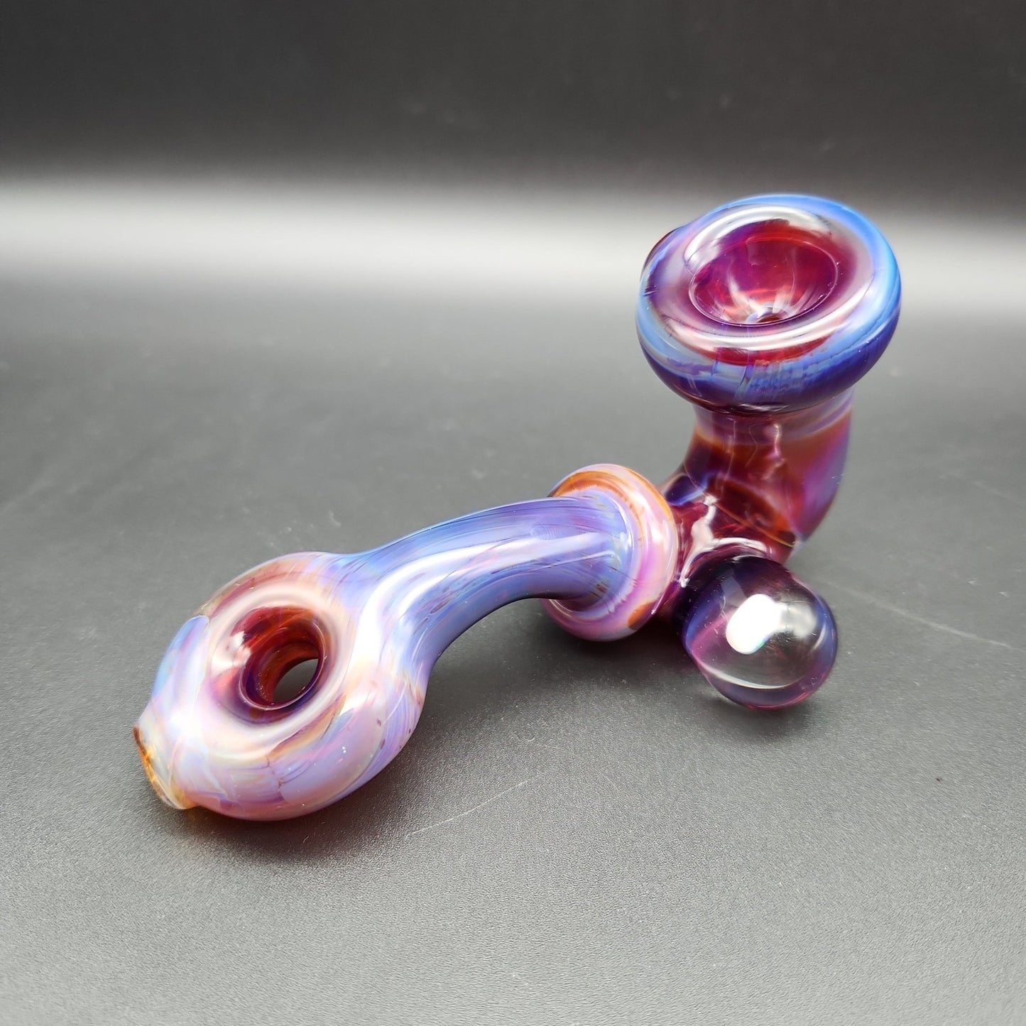 5" Faceted Sherlock Pipes - by SlynxxGlass - Meech Madness Smoke Shop