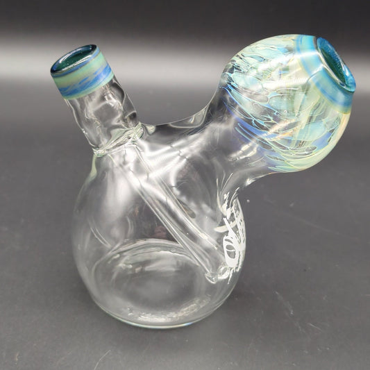 5" Ghost Fumed Heady Mini Bong - by Over__Glass - Meech Madness Smoke Shop