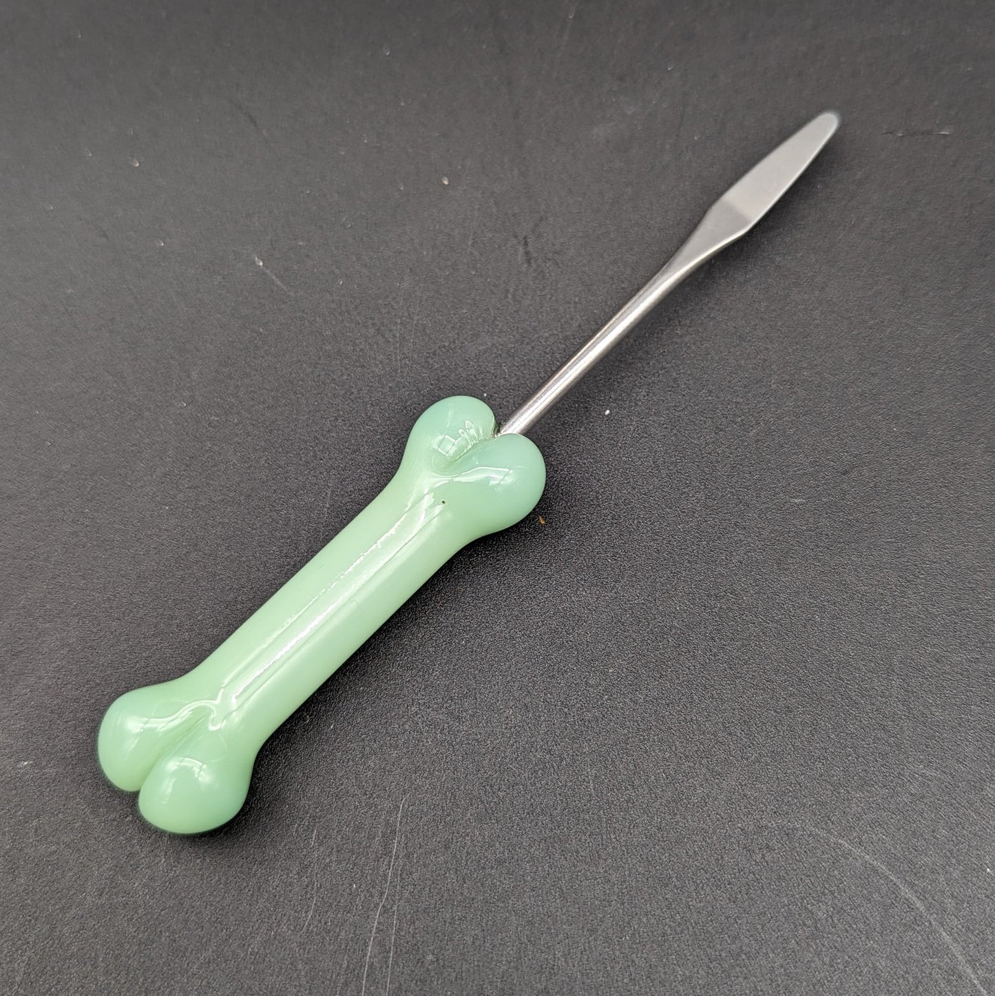 5" Glass Bone Dab Tool w/ Steel Tip-Avernic Smoke Shop