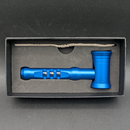 5" Metal and Glass Hammer Hand Pipe
