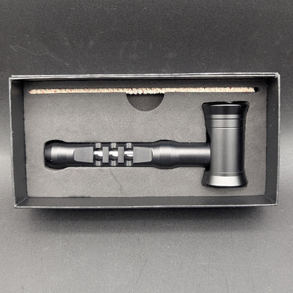 5" Metal and Glass Hammer Hand Pipe