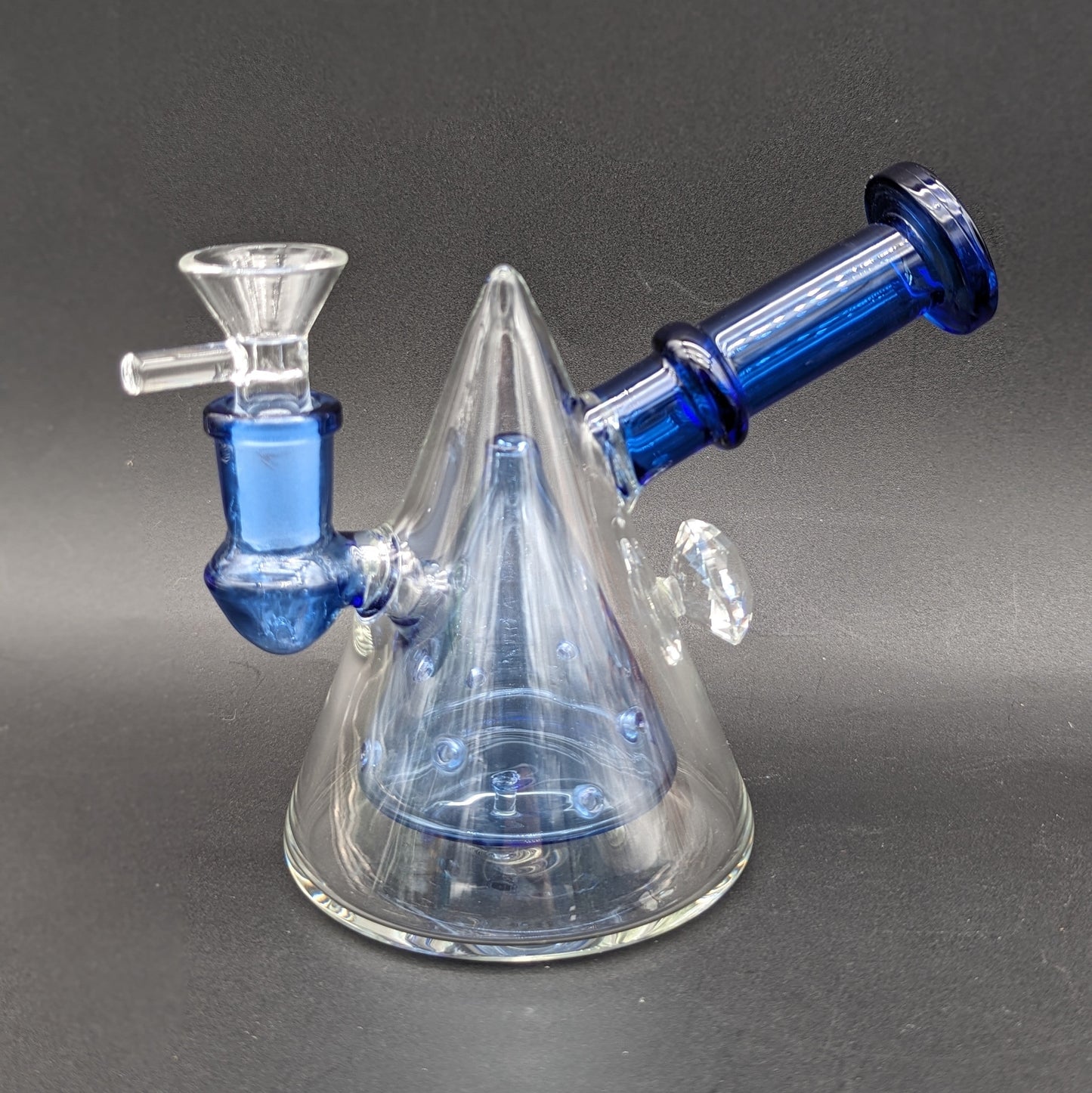 5" Multi Hole Pyramid Water Pipe-Avernic Smoke Shop