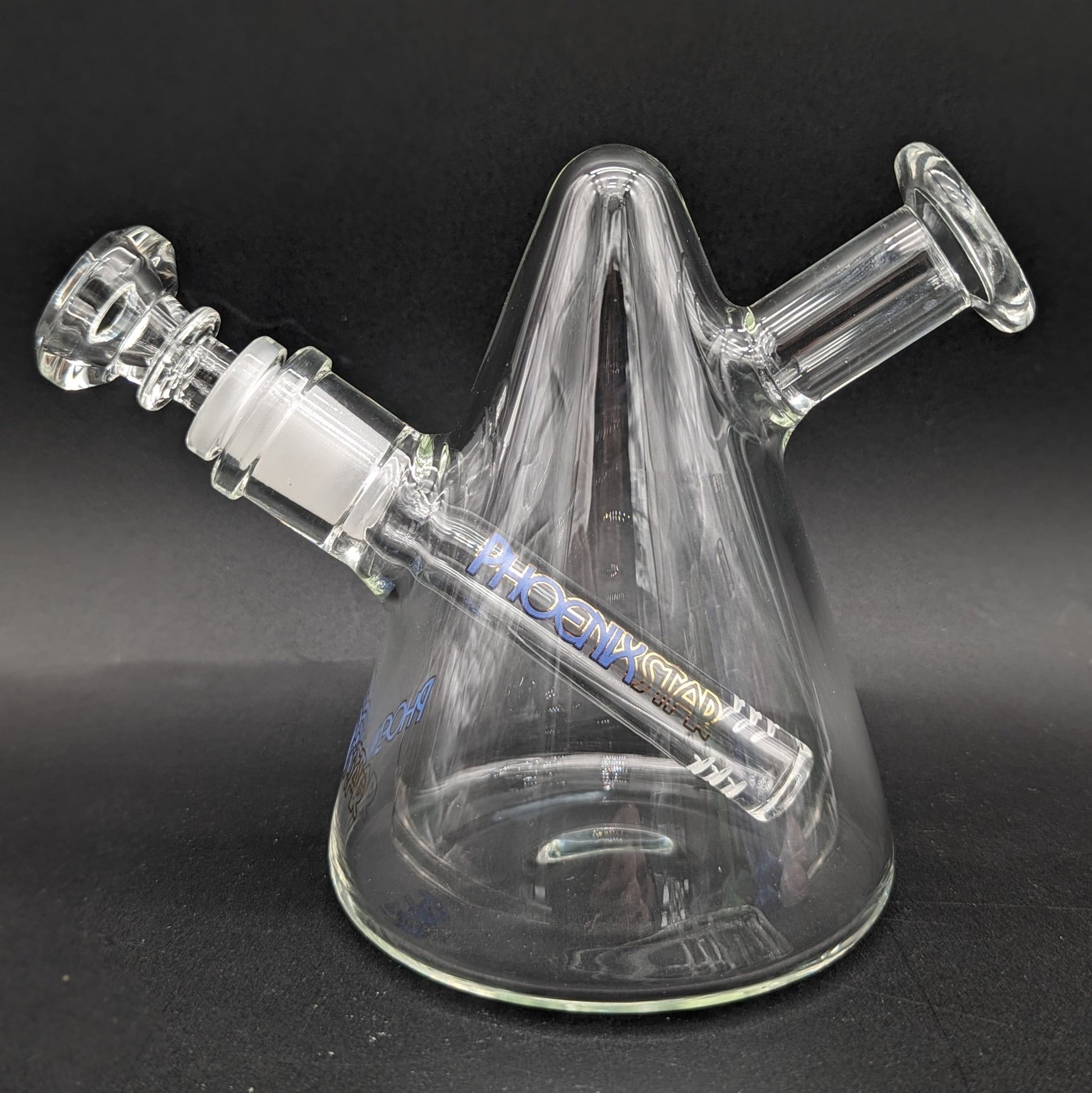 5" Phoenix Clear Cone Bong w/ Downstem - Meech Madness Smoke Shop