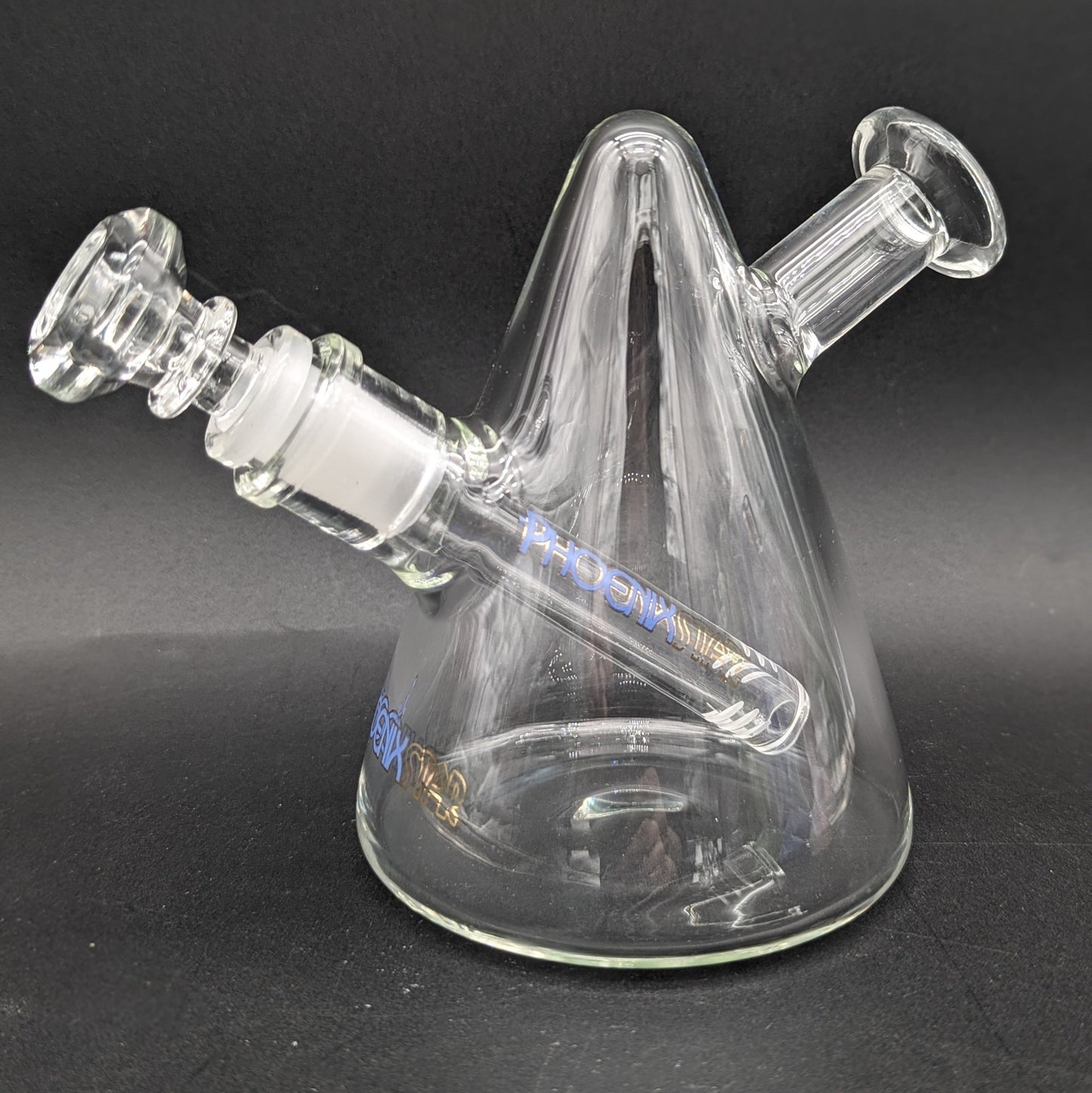 5" Phoenix Clear Cone Bong w/ Downstem - Meech Madness Smoke Shop