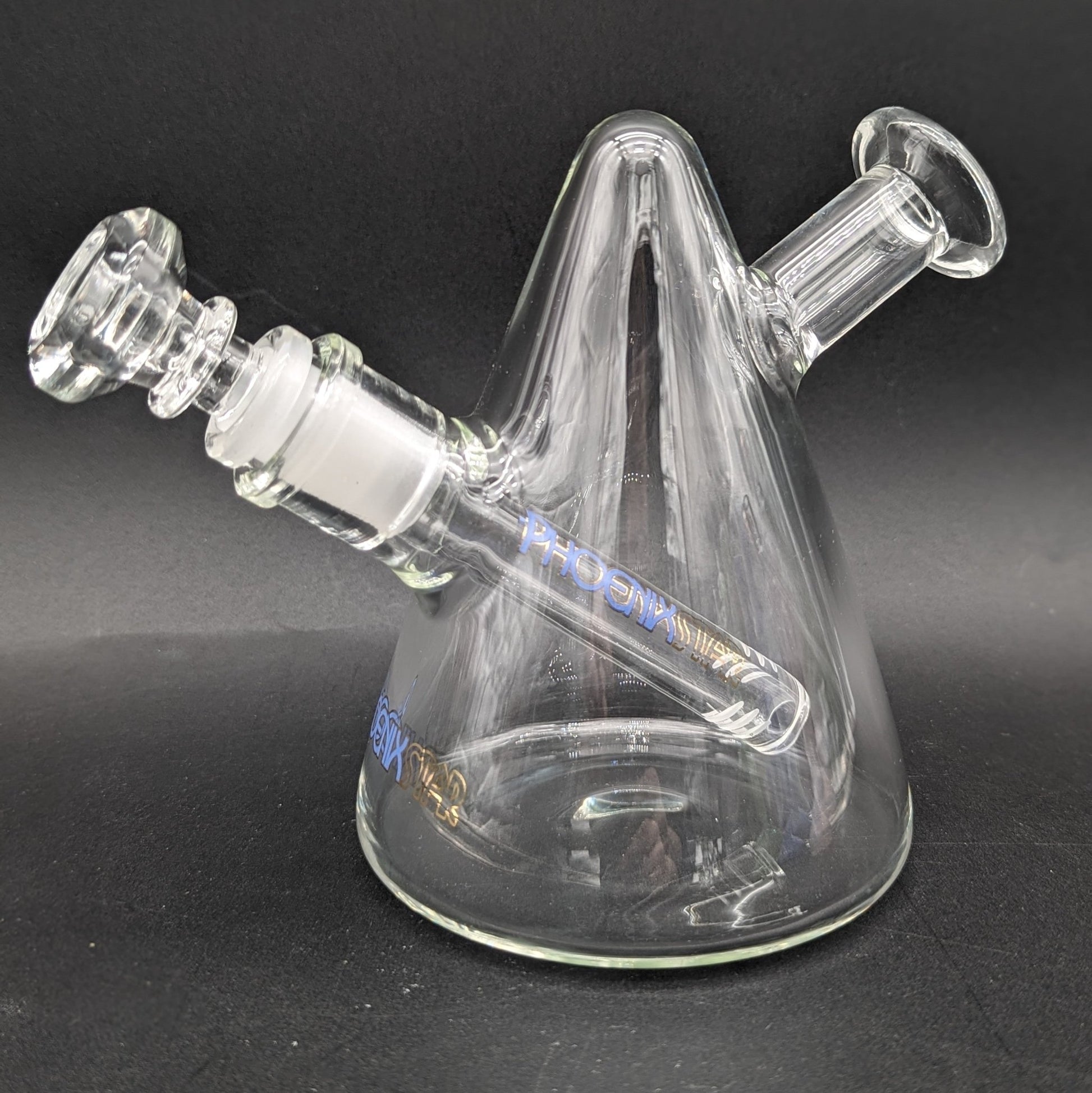 5" Phoenix Clear Cone Bong w/ Downstem - Meech Madness Smoke Shop
