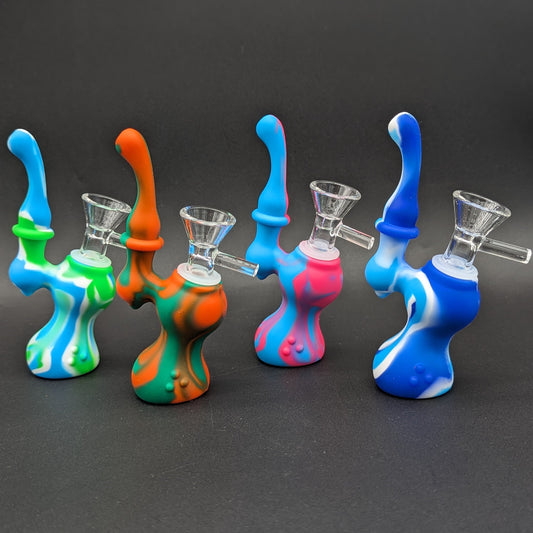 5" Standing Silicone Bubbler-Avernic Smoke Shop