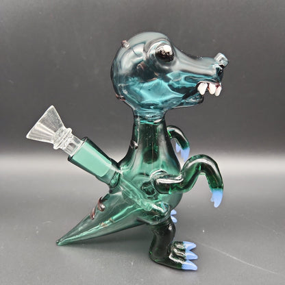 5" T - Rex Dinosaur Bubbler Bong - Meech Madness Smoke Shop