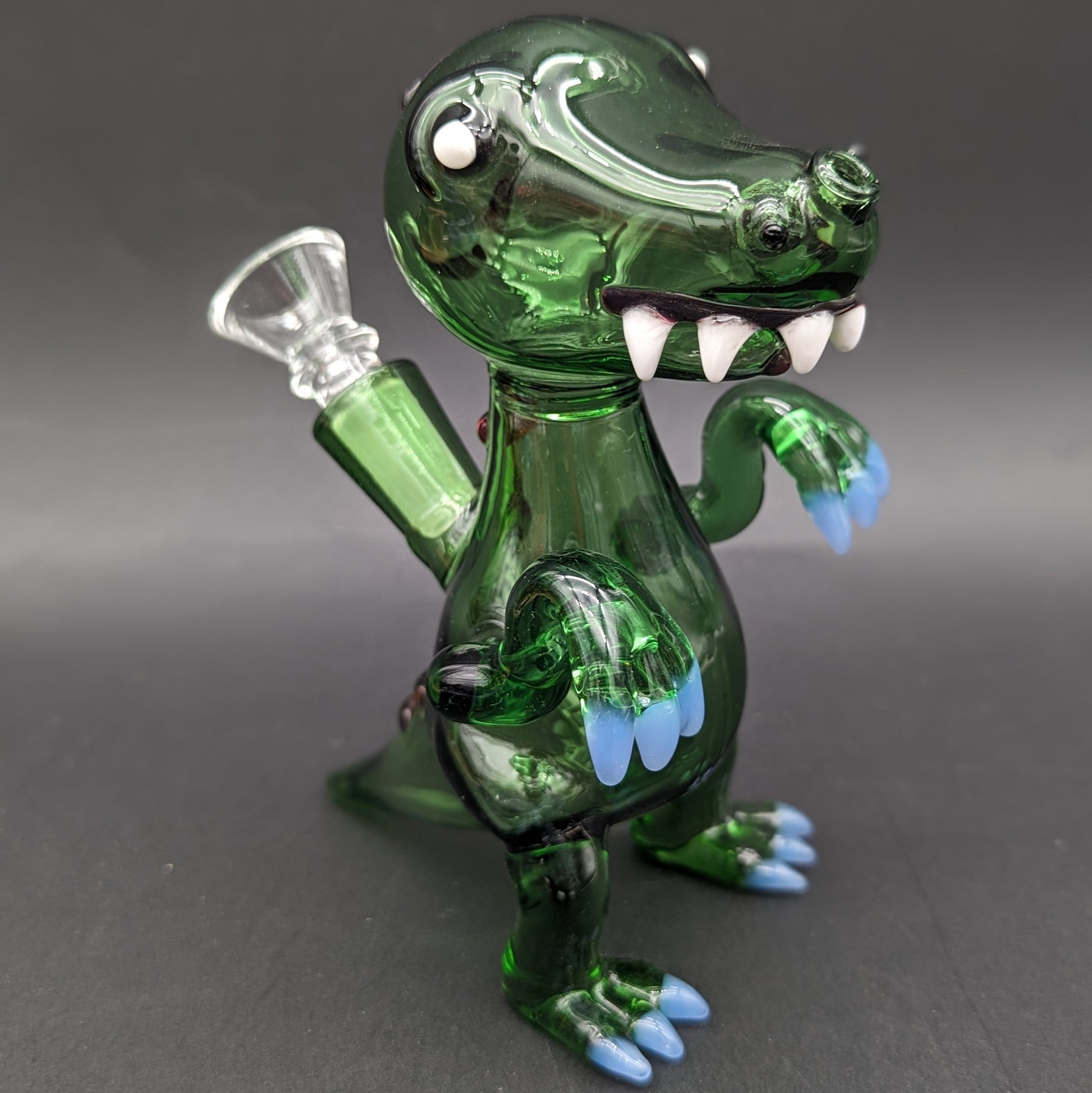 5" T - Rex Dinosaur Bubbler Bong - Meech Madness Smoke Shop