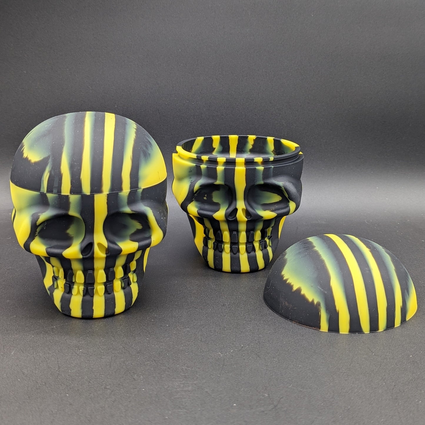 500ml Skull Silicone Wax Container