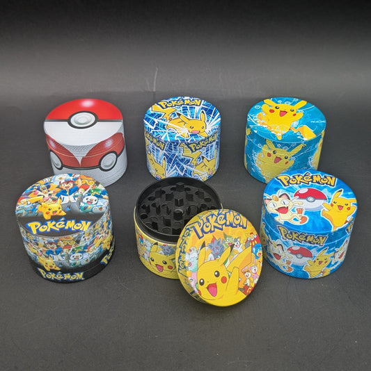 50mm Zinc Anime Style Grinder-Meech Madness Smoke Shop