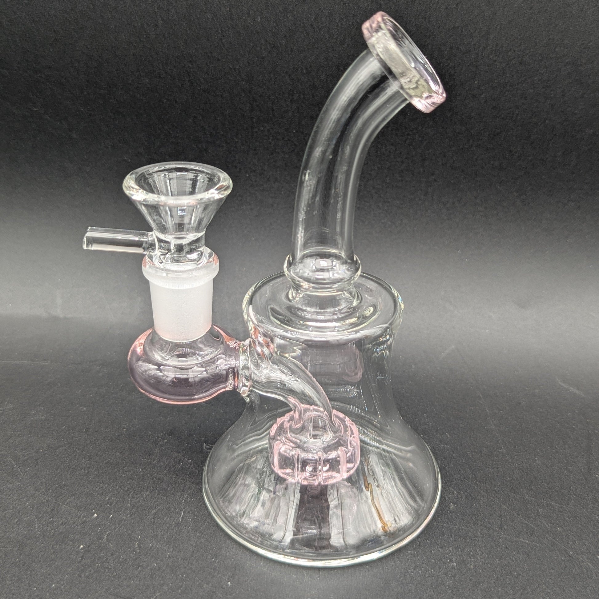 5.5" Mini Bent Neck Showerhead Bong-Avernic Smoke Shop