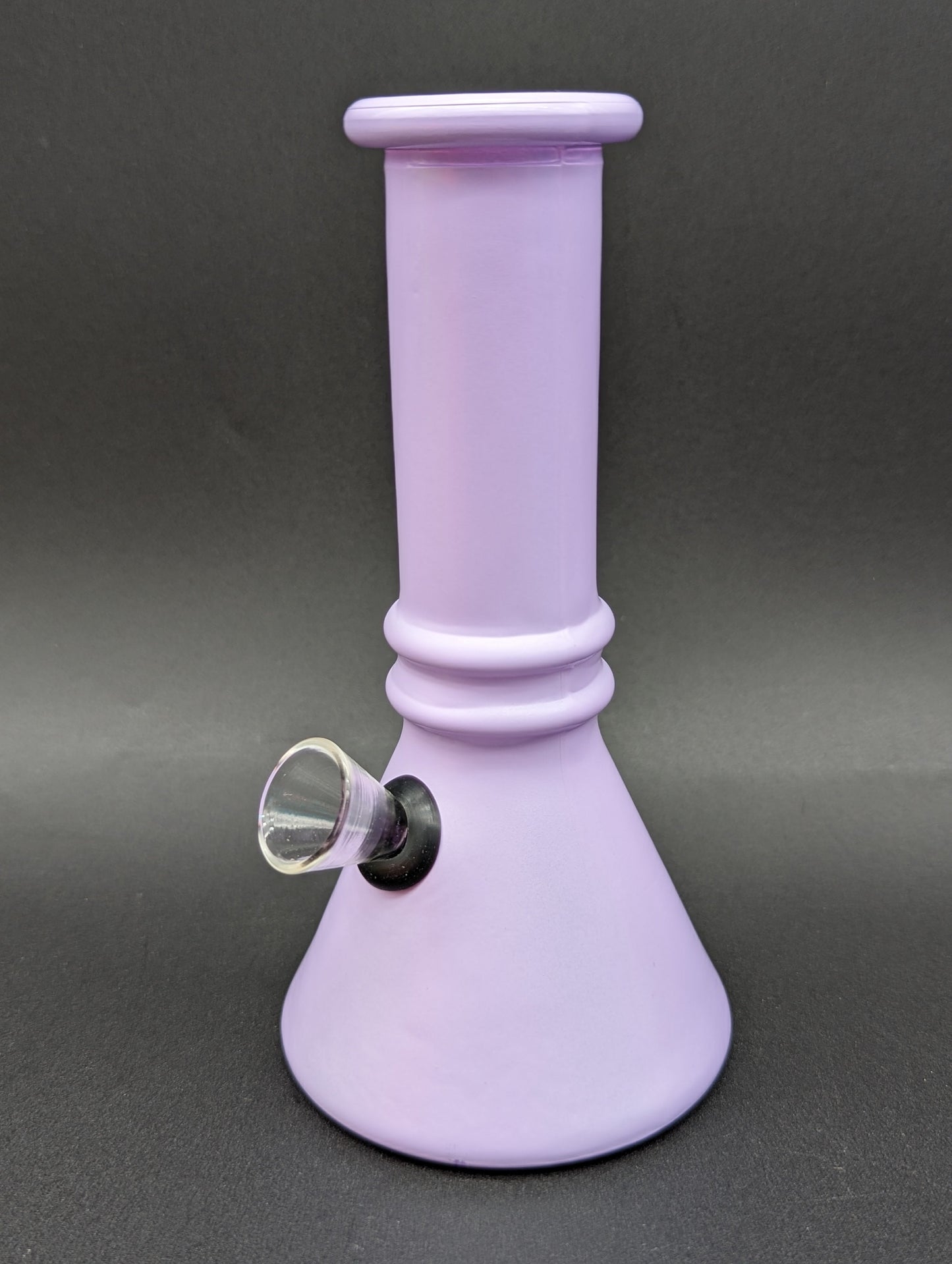 Bong con burbujeador de acrílico pintado de 6"