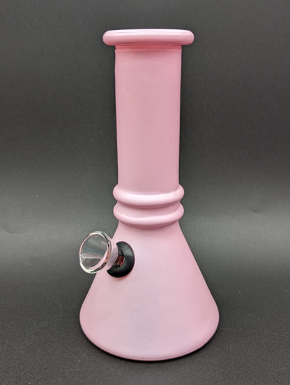 Bong con burbujeador de acrílico pintado de 6"