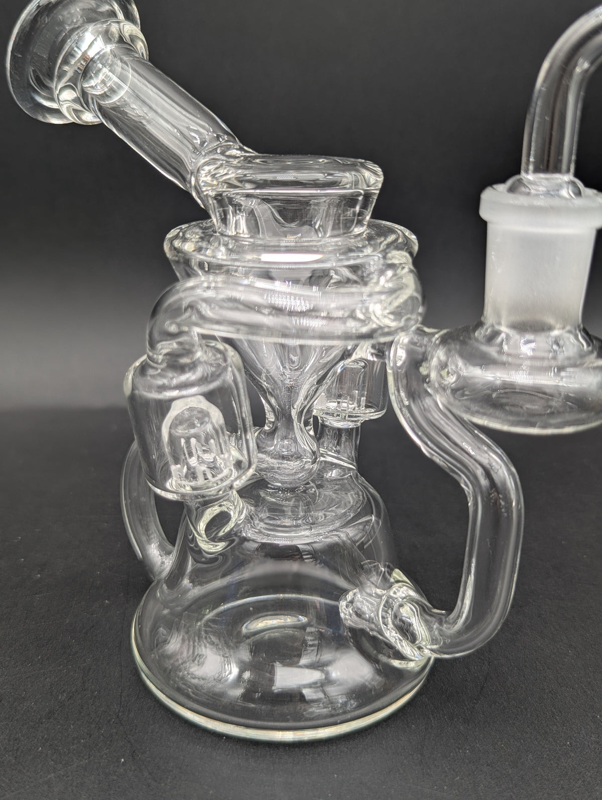 6" Dual Uptake Vortex Recycler Dab Rig-Avernic Smoke Shop