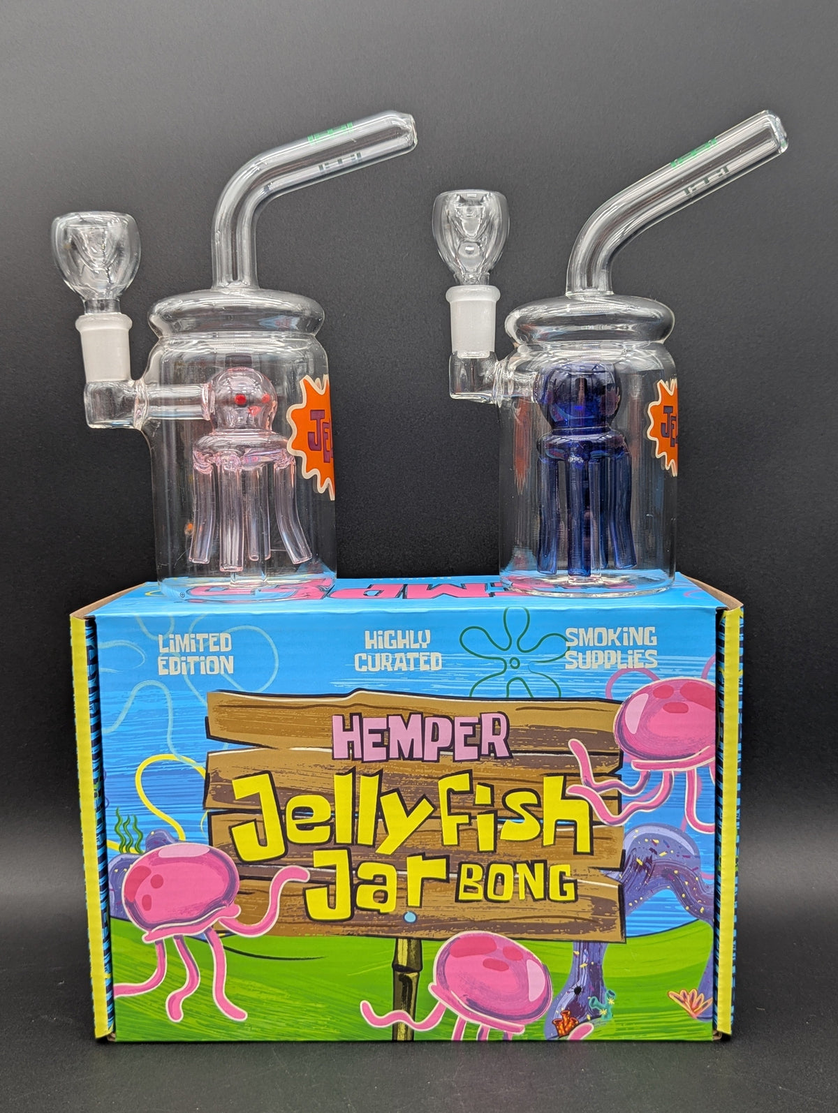 6" Hemper Jellyfish Jar Bong-Avernic Smoke Shop