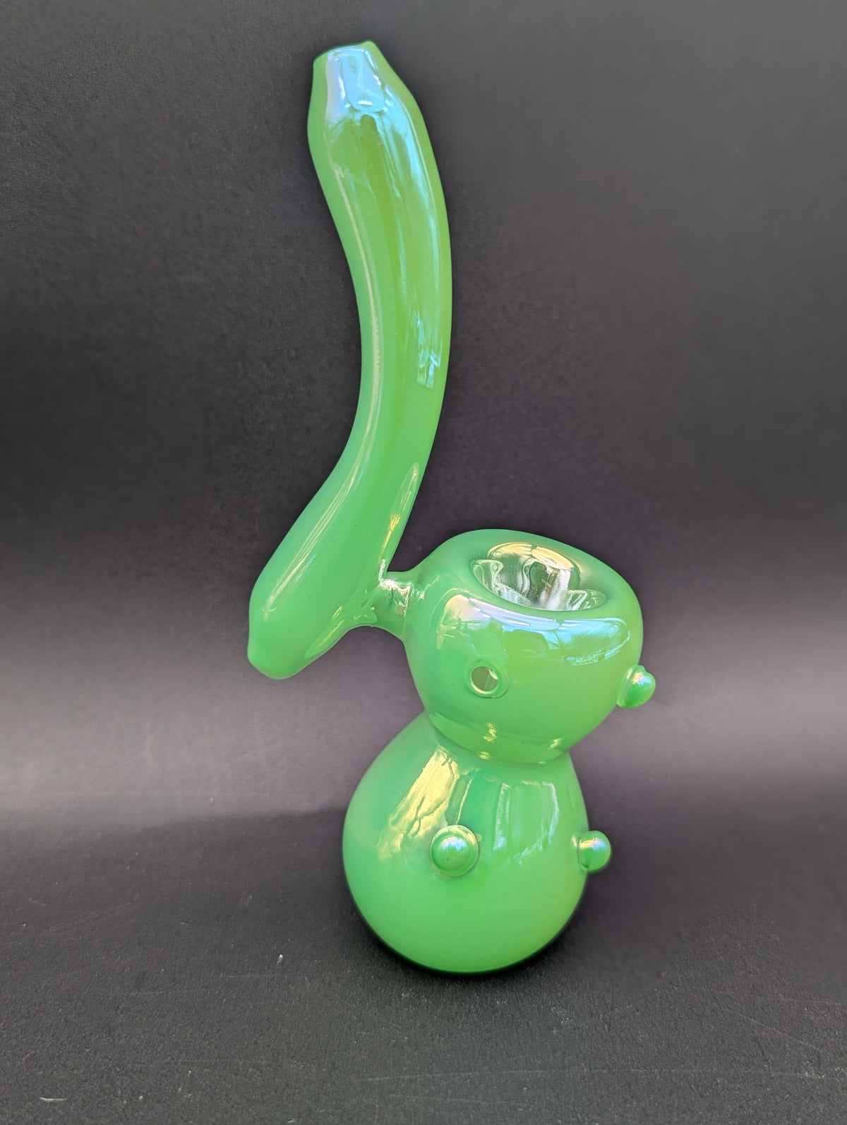 6" Iridescent Standing Bubbler-Avernic Smoke Shop