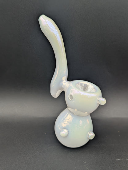 6" Iridescent Standing Bubbler-Avernic Smoke Shop