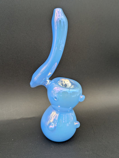 6" Iridescent Standing Bubbler-Avernic Smoke Shop