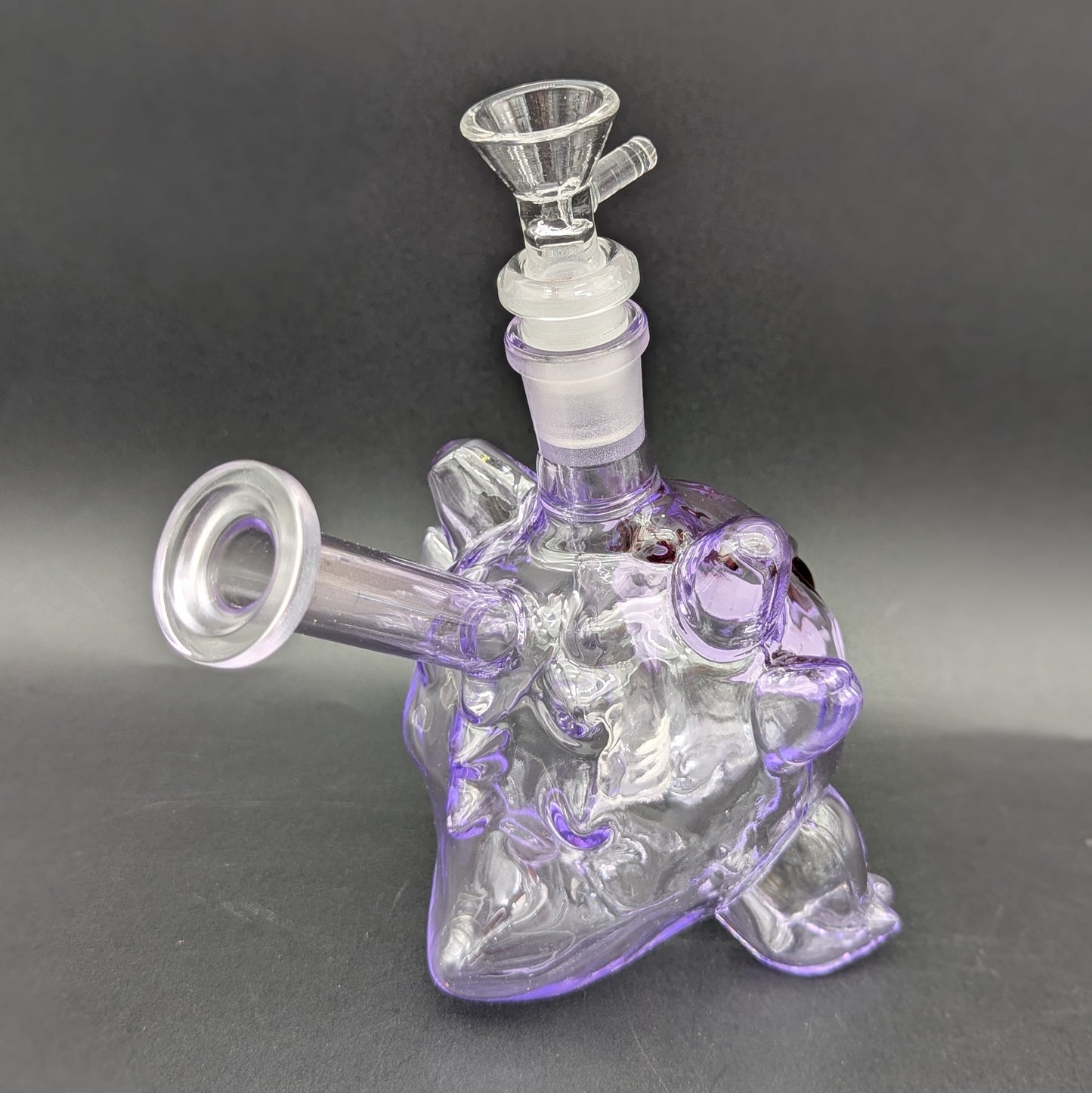 6" Purple Ghost Monster Glass Bong-Avernic Smoke Shop