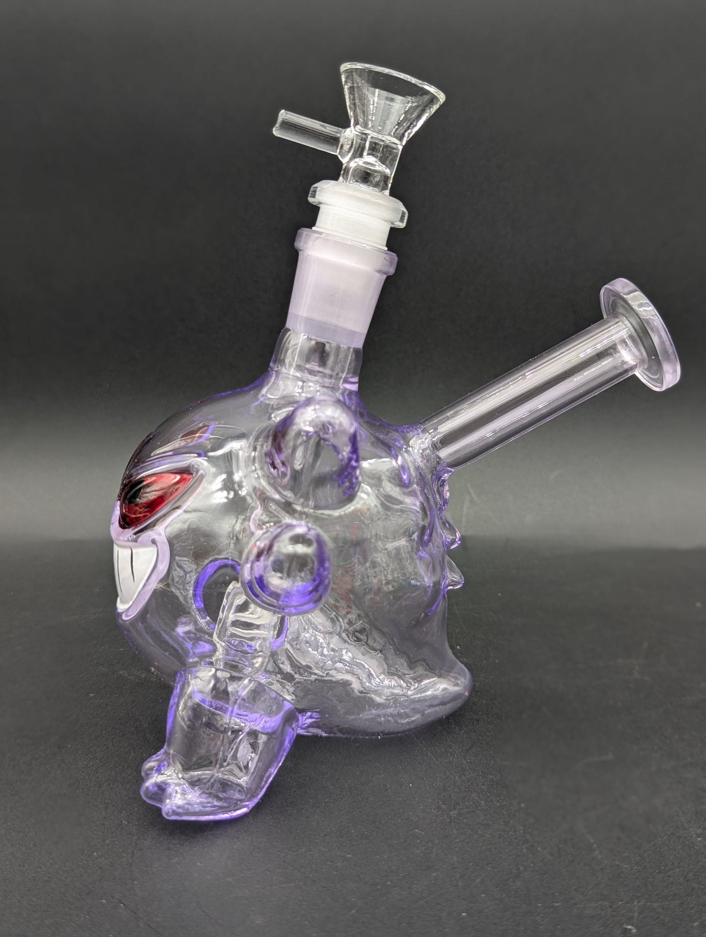 6" Purple Ghost Monster Glass Bong-Avernic Smoke Shop