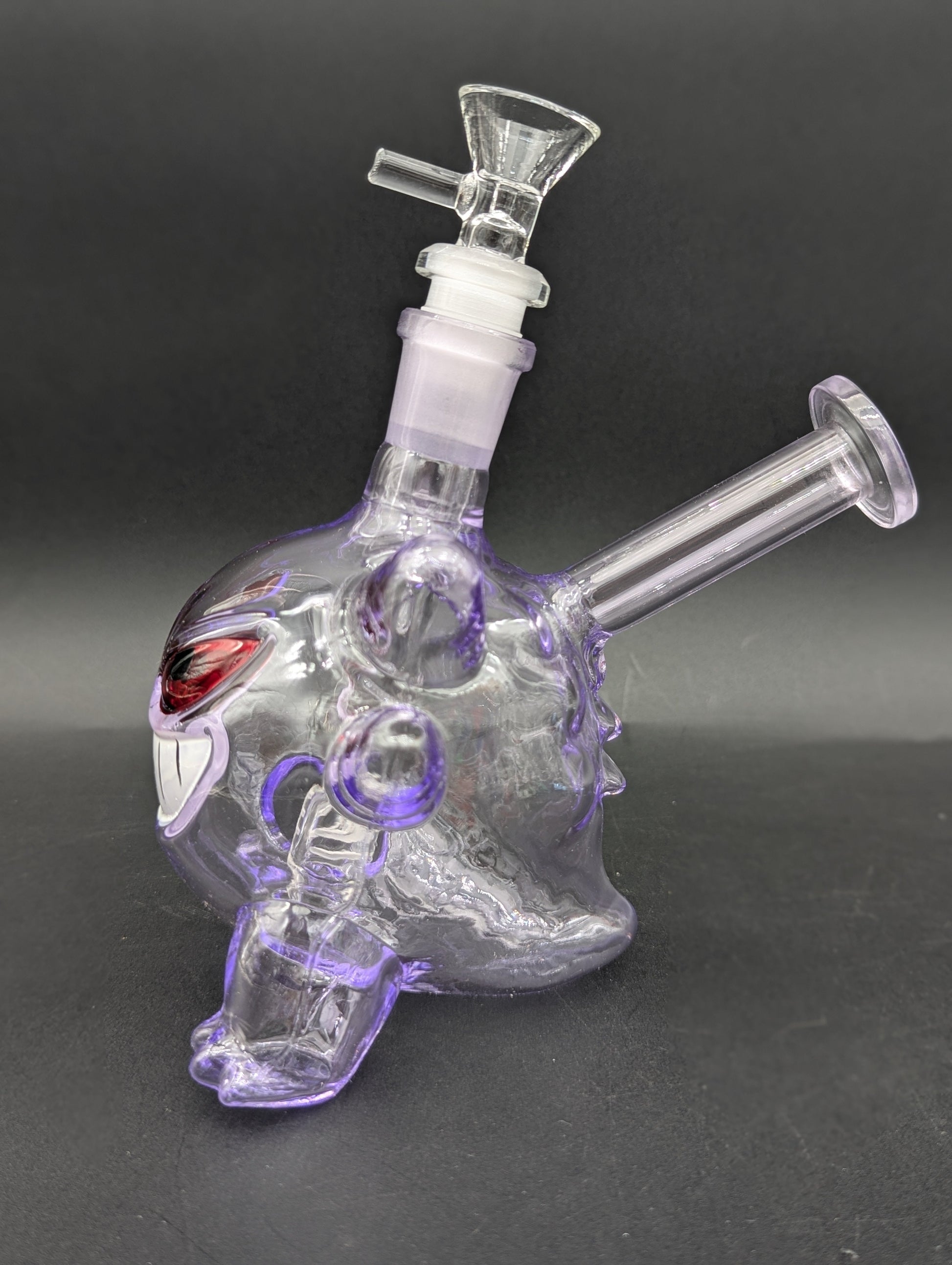 6" Purple Ghost Monster Glass Bong-Avernic Smoke Shop