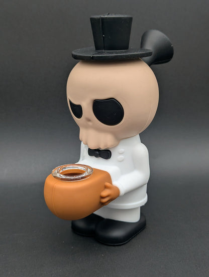 6" Silicone Skeleton Bubbler-Avernic Smoke Shop