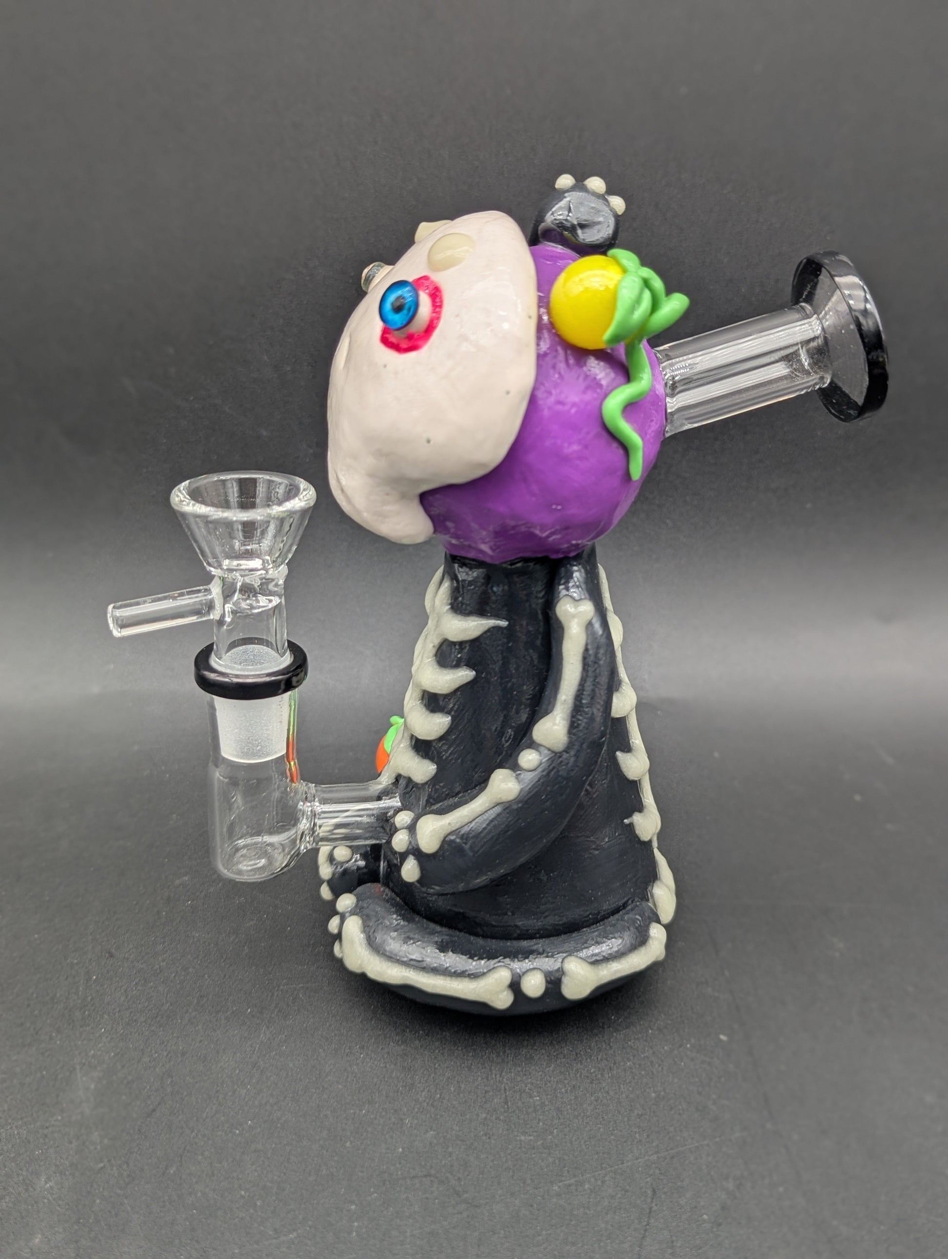 6" Skeleton Bear 3D Water Pipe-Avernic Smoke Shop