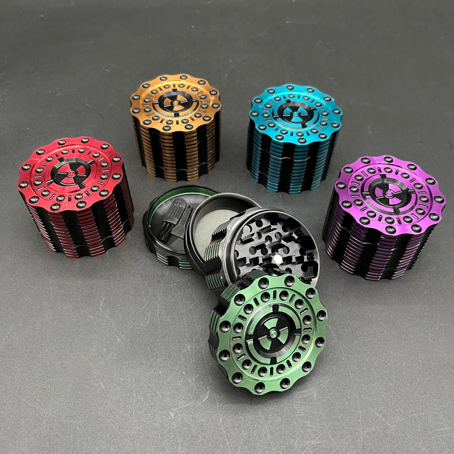 63mm Nuclear Vault Herb Grinder - Meech Madness Smoke Shop