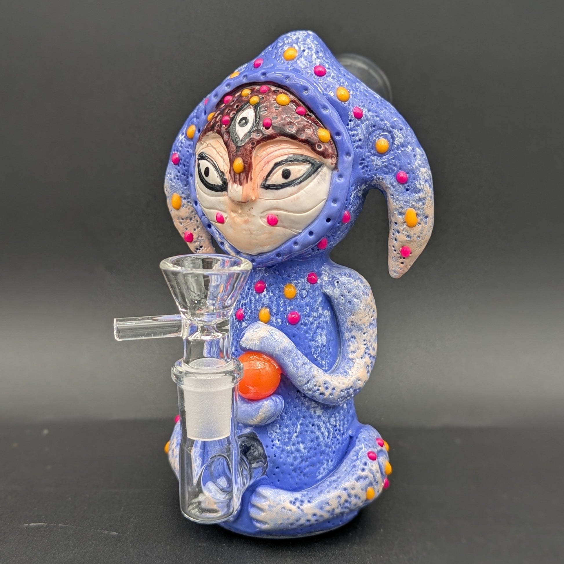 6.5" Celestial Being 3D Water Pipe-Avernic Smoke Shop