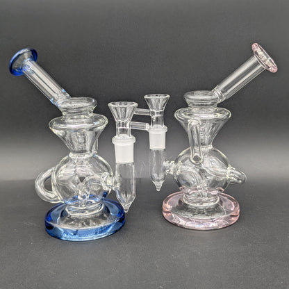 6.5" Color Accent Klein Recycler-Avernic Smoke Shop